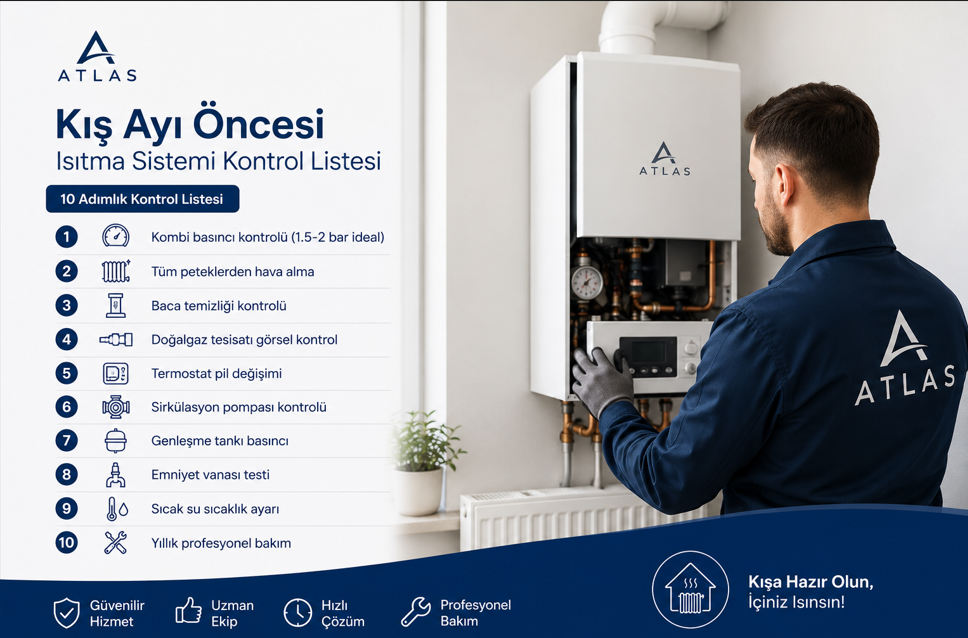 Kış Öncesi Isıtma Sistemi Kontrol Listesi